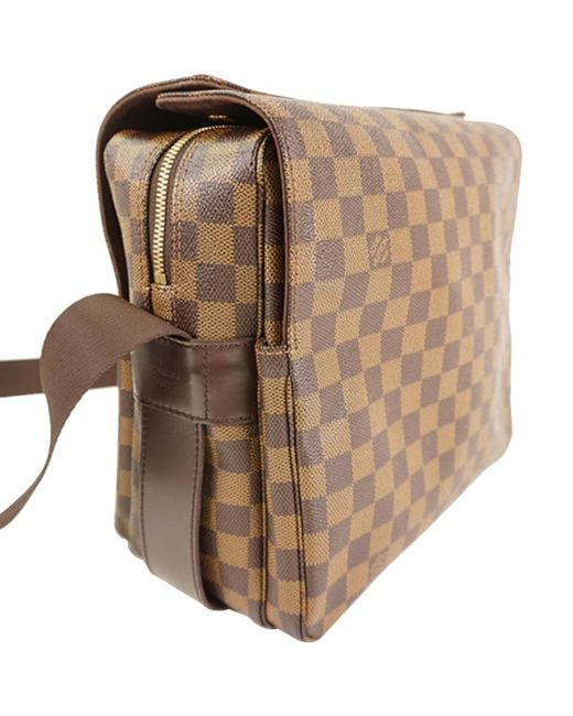 Lyst - Louis Vuitton Damier Ebene Canvas Naviglio Messenger Bag in Brown for Men