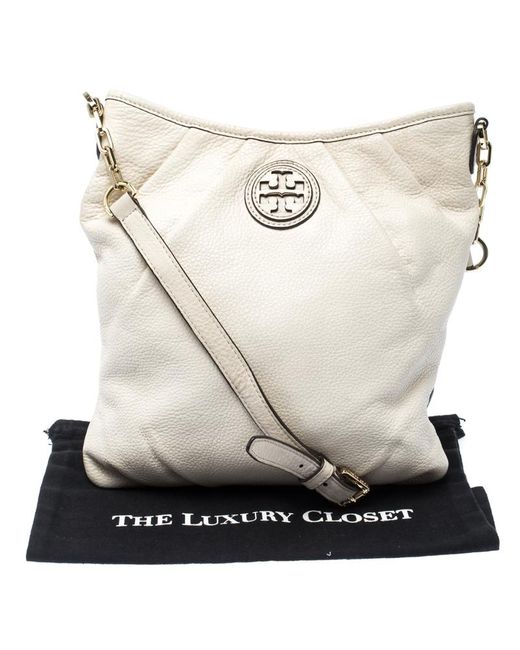 tory burch cream purse