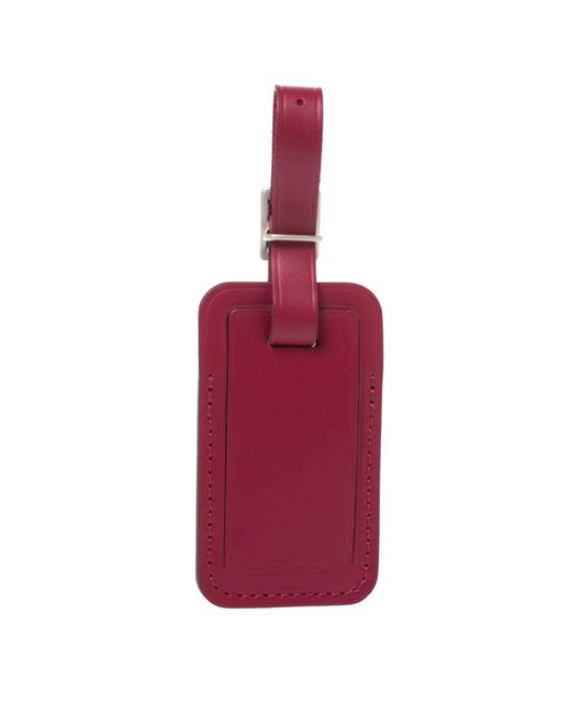Louis Vuitton Grenat Leather Luggage Name Tag in Red - Lyst