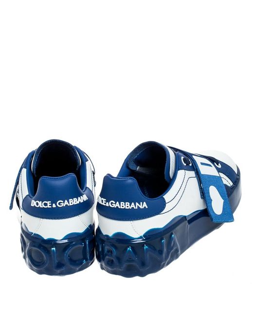 dolce and gabbana blue shoes