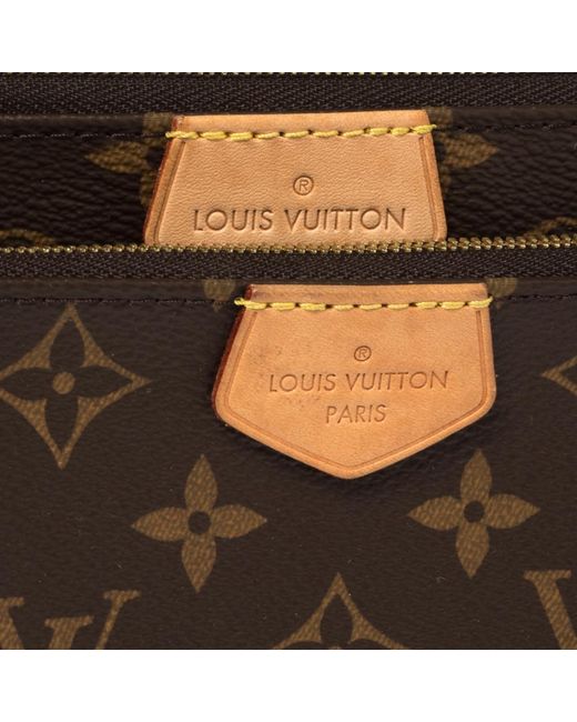 Louis Vuitton Rose Clair Monogram Canvas Multi Pochette Accessoires in Brown - Lyst