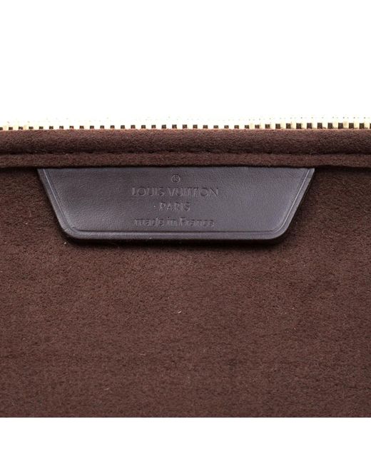 Louis Vuitton Damier Ebene Canvas Horizon Laptop Sleeve in Brown for Men - Lyst