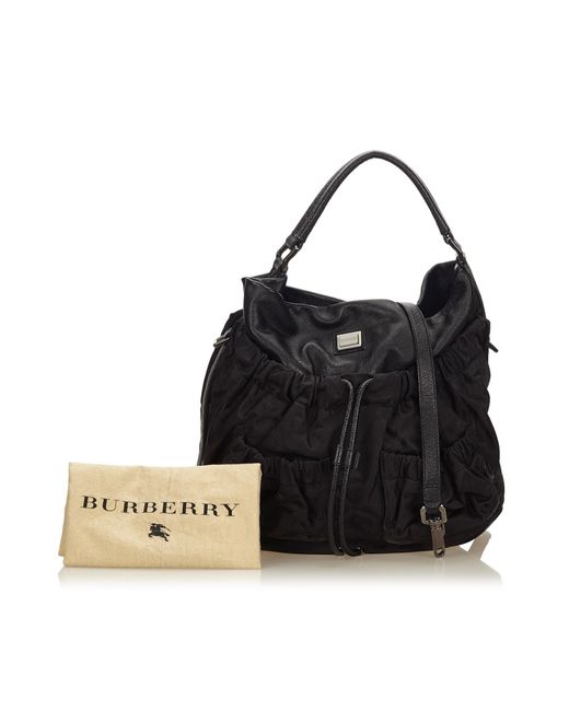 burberry black plaid bag