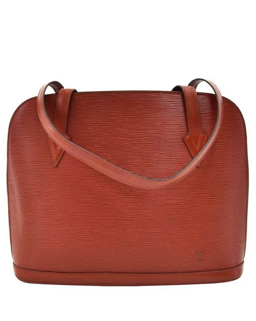 Louis Vuitton Kenya Brown Epi Leather Lussac Large Shoulder Bag - Save 25% - Lyst