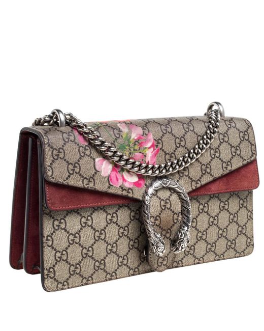 dionysus small gg blooms shoulder bag