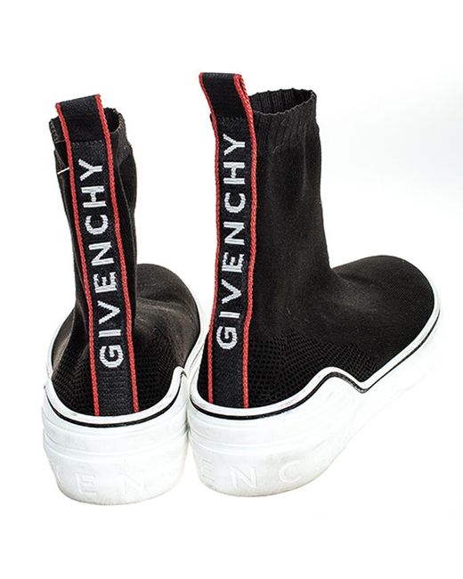 givenchy knitted mid sneakers