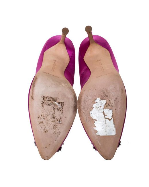 manolo blahnik hangisi flat pink
