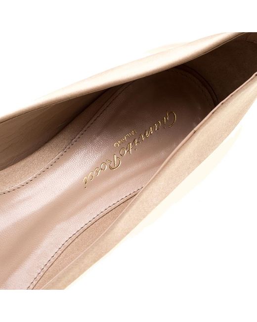 rose gold pointed flats