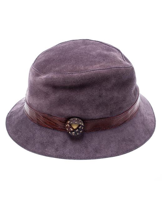 purple bowler hat