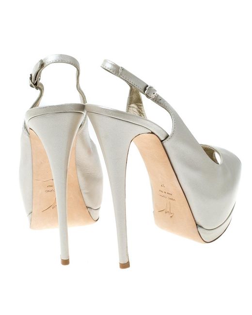 cream peep toe sandals