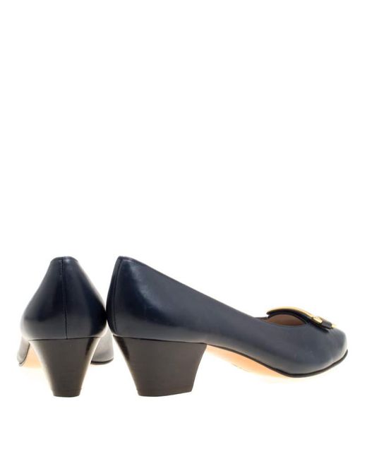 royal blue short heels