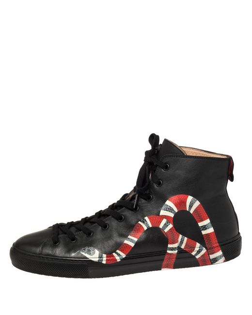gucci snake high tops