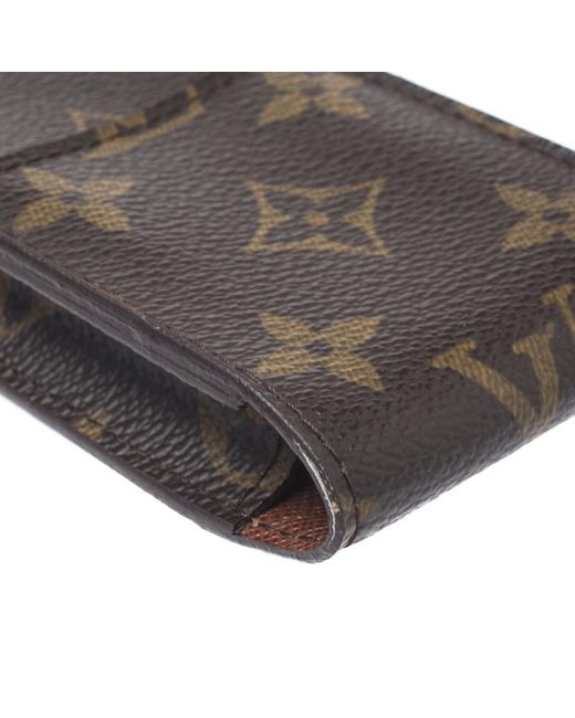 Louis Vuitton Monogram Canvas Money Clip Wallet in Grey (Brown) for Men - Save 75% - Lyst