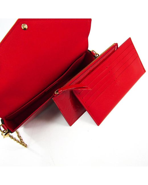 Louis Vuitton Cherry Monogram Vernis Pochette Felicie in Red - Lyst