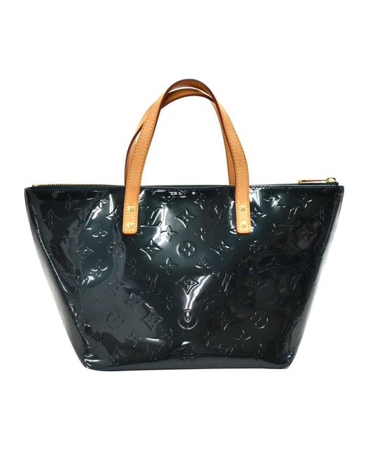 Louis Vuitton Dark Green Vernis Leather Bellevue Pm Bag - Lyst
