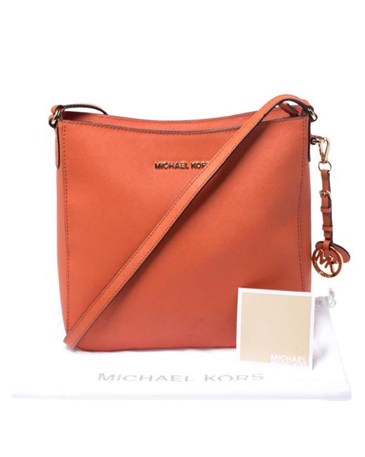 michael kors jet set bag orange