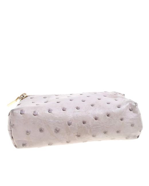 loro piana ostrich pouch