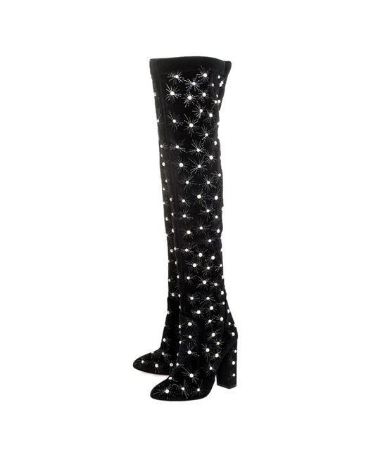 aquazzura pearl boots