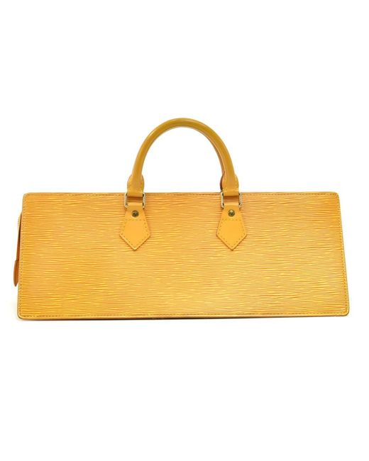 Louis Vuitton Tassil Yellow Epi Leather Sac Triangle Bag - Save 18% - Lyst