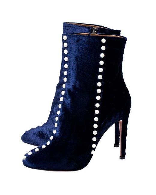 aquazzura follie pearl boots