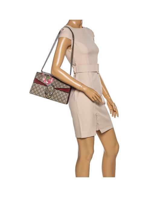 gucci dionysus small gg blooms shoulder bag