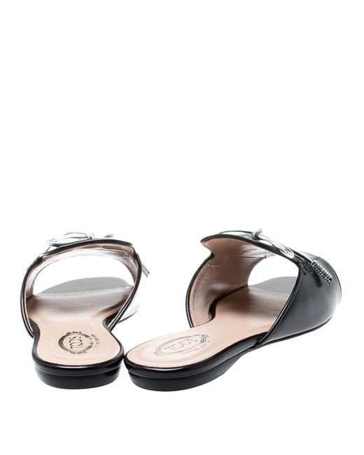 peep toe flat slides