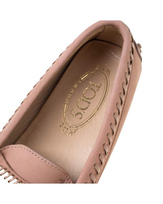 pale pink loafers