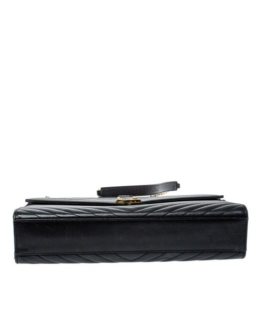 ysl black flap bag