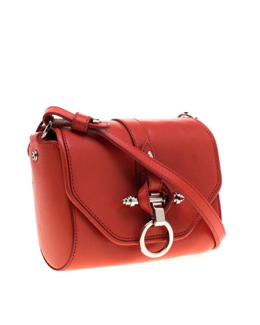Givenchy Red Leather Small Obsedia Crossbody Bag Lyst
