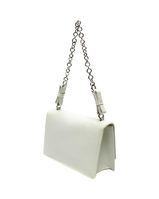 ferragamo white purse