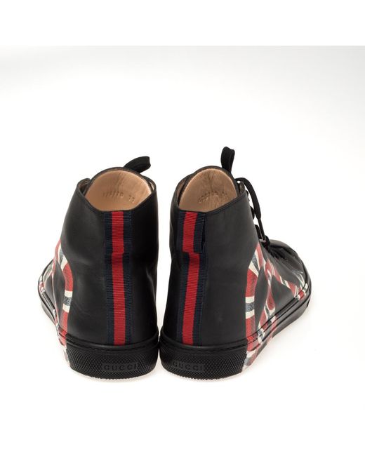 gucci kingsnake high tops