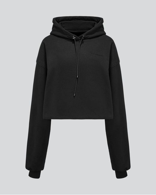 The Mannei Garde Long Sleeve Cotton Sweatshirt in Black | Lyst