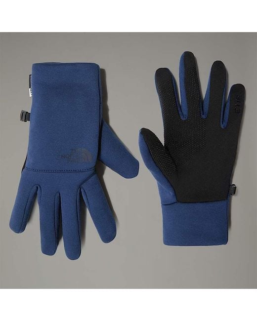 The North Face Blue Etip Gloves for men