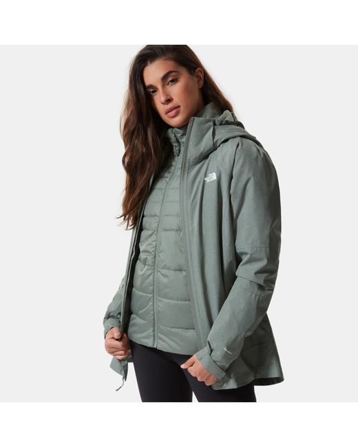 The North Face Inlux Triclimate Jacke in Weiß | Lyst DE