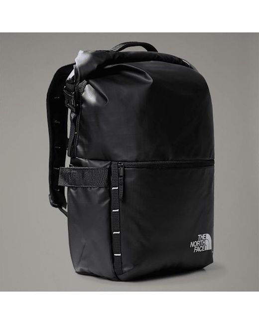 The North Face Black Base Camp Voyager Rolltop Bag for men