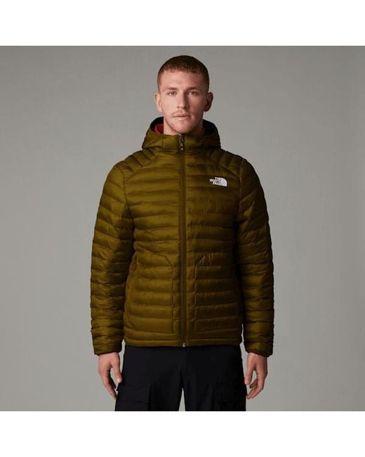 The North Face Green Huila Synthetic Insulation Hooded Jacket Moss for men