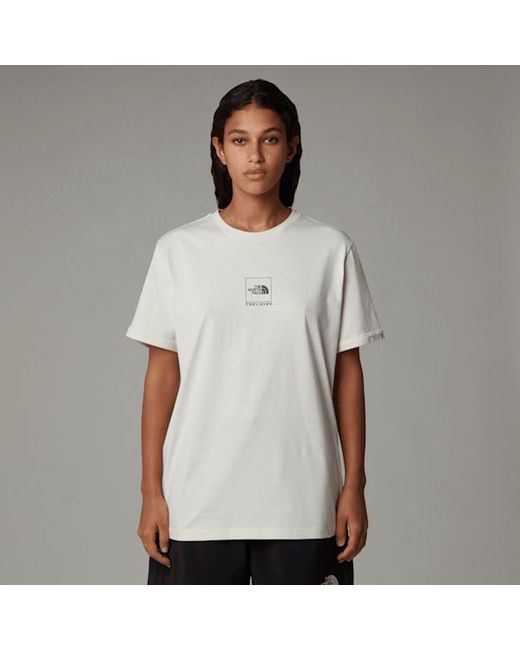 The North Face Gray 'Coordinates T-Shirt Dune