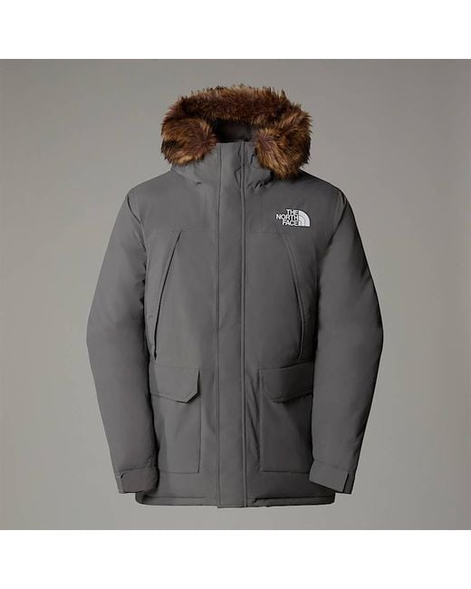 The North Face Gray Mcmurdo Parka for men