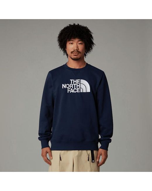 The North Face Blue Drew Peak Sweatshirt Summit for men