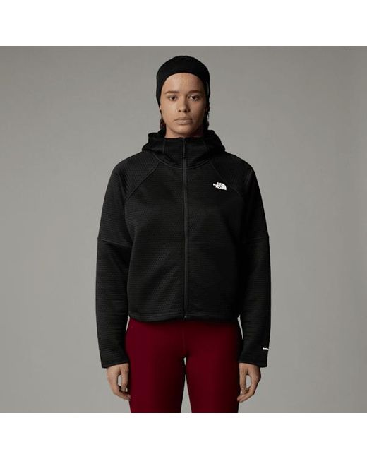 The North Face Black Vertical Thermal Full-Zip Hooded Jacket Tnf