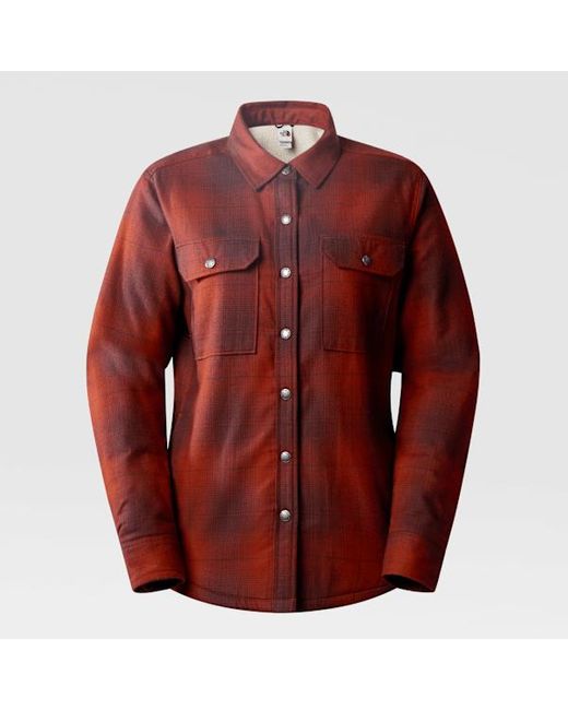 The North Face Red ’Campshire Shirt Brandy Medium Horizon Plaid