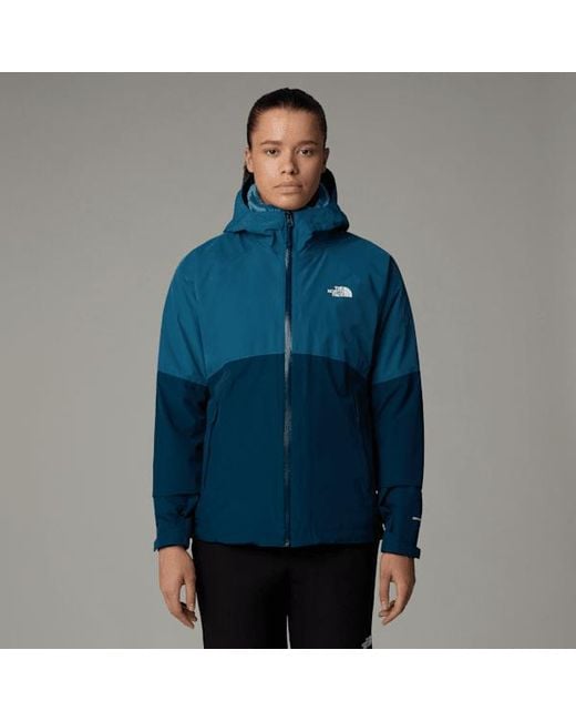 The North Face Blue ’Diablo Dynamic Zip-In Comaptible Jacket Mallard-Midnight Petrol