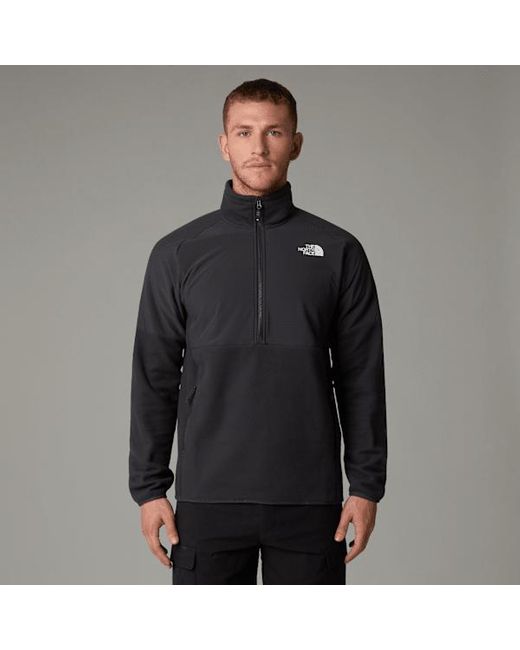 The North Face Gray Glacier Heavyweight 1/2 Zip Fleece for men