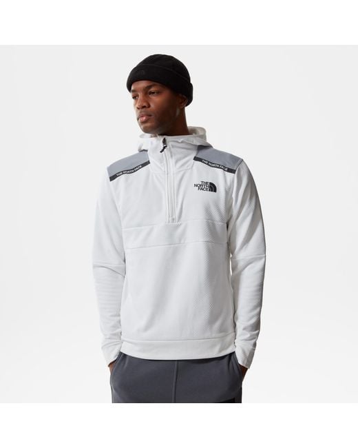 The North Face Mountain Athletics New Quarter-zip Hoodie in White for Men |  Lyst UK