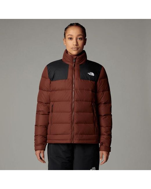 The North Face Brown Massif Down Jacket Dark Oak-Tnf