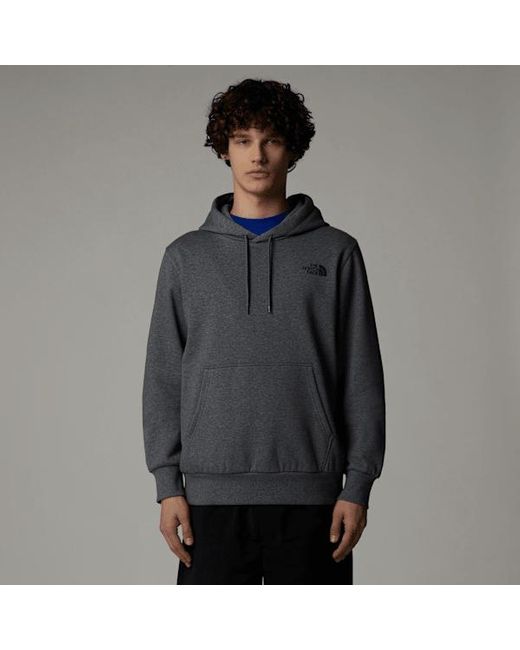 The North Face Gray Simple Dome Hoodie Tnf Medium Heather for men