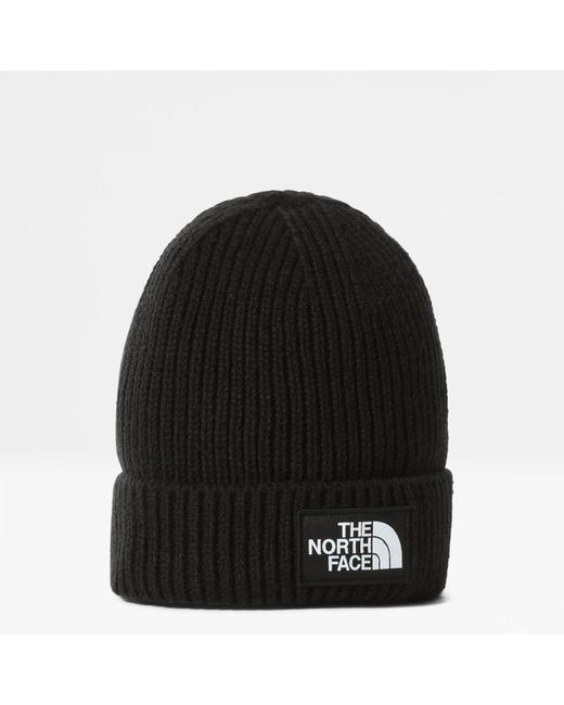 Tnf Logo Box Cuffed Beanie Tnf Black 