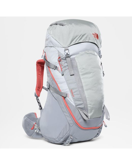 The North Face Women S Terra 55 Litre Hiking Backpack High Rise Mid In Grey Grey Lyst The North Face Women S Terra 55 Litre Hiking Backpack High Rise Mid In Grey Grey Lyst