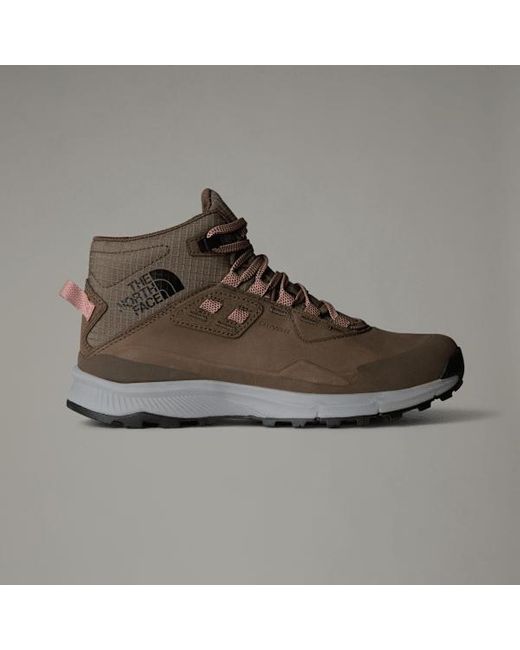 The North Face Gray Cragstone Leather Waterproof Hiking Boots