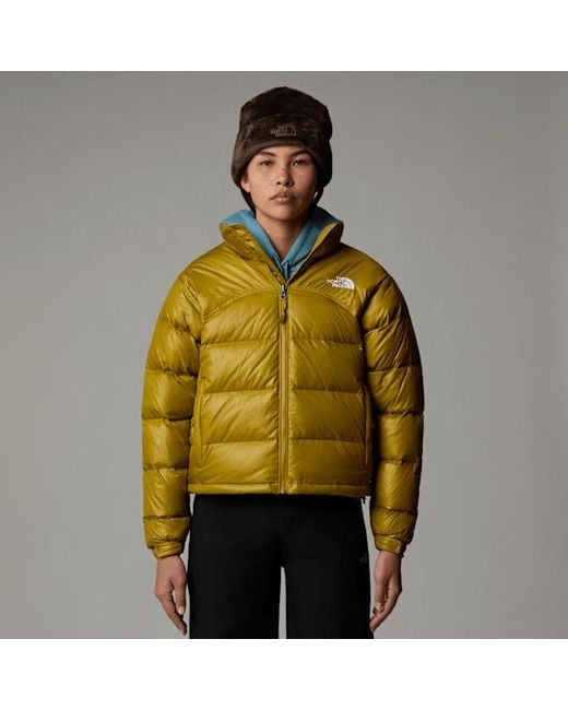 The North Face Metallic 2000 Retro Nuptse Jacket Amber